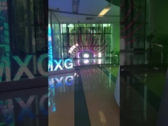 P3.91-7.82mm 透明なLEDディスプレイスクリーン 6000 ニット アルミキャビネット