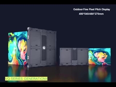 P1.25mm スモールピッチ 屋外LED掲示板 ダイナミック広告のための最先端のソリューションを提供