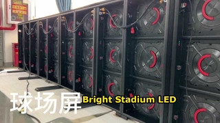 屋外 P8.33 周囲 LED ディスプレイ IP65 フロントリアメンテナンススタジアムスクリーン