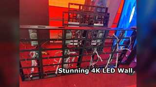 HD 4K P3 LED ビデオ ウォール 3840Hz スムーズなディスプレイ