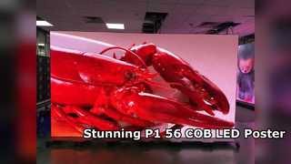 COB P1.538 小売チェーン店用屋内 LED ポスター スクリーン